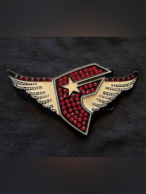 Famous Stars & Straps Winged F Logo Belt Buckle